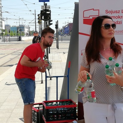 Upały 2018 - z pomocą przyszli działaczki i działacze SLD